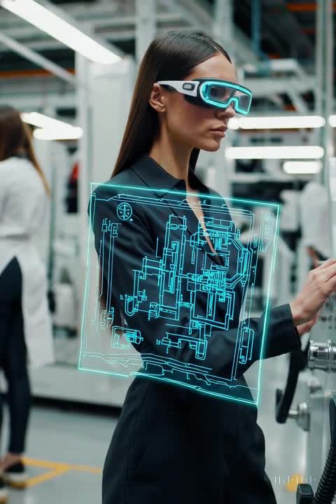 AR wearable testing environment